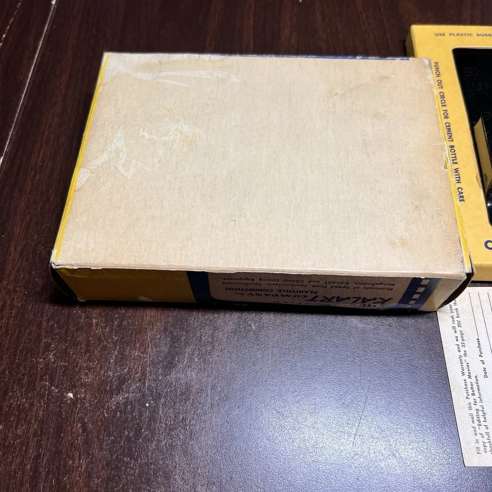 Kalart Custom 8 Splicer 8mm Film‎ Editor Tool w/ Box Instructions Vintage USA